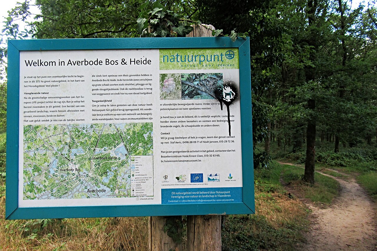 Fietsen door de Merode